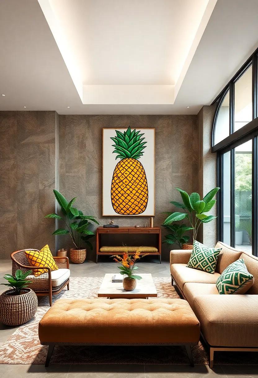 Pineapple and Toucan Duo: A ‍cheerful ⁢mix​ that celebrates biodiversity in tropical‌ design