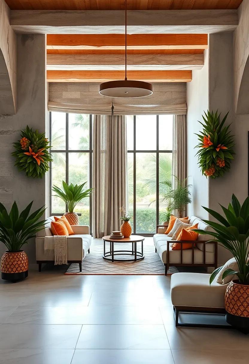 Tropical ⁤Pineapple ‌Wreath: Circular⁢ arrangements that frame content with an ⁢inviting island feel