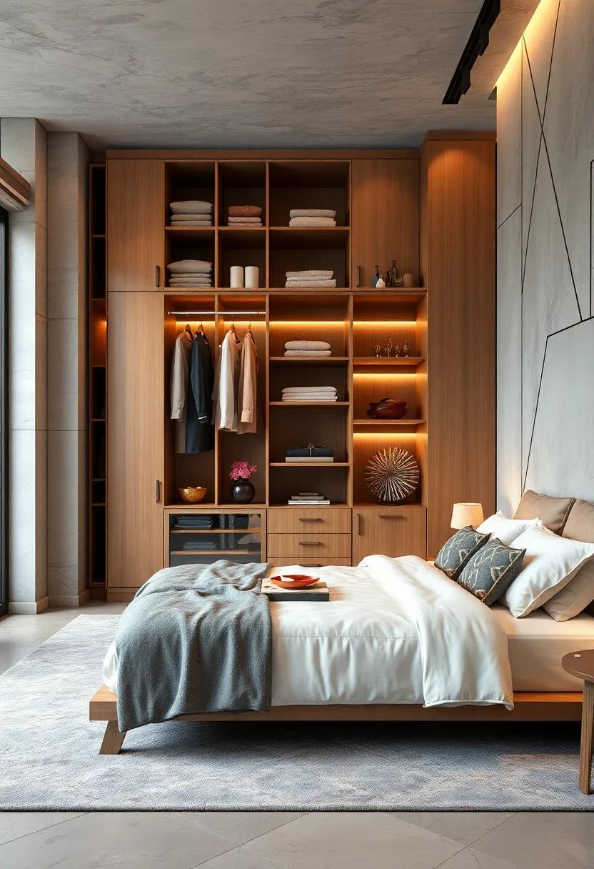 Incorporate a floor-to-ceiling⁤ wardrobe system that ‌offers adjustable‍ shelves‌ and hanging rods for flexible storage