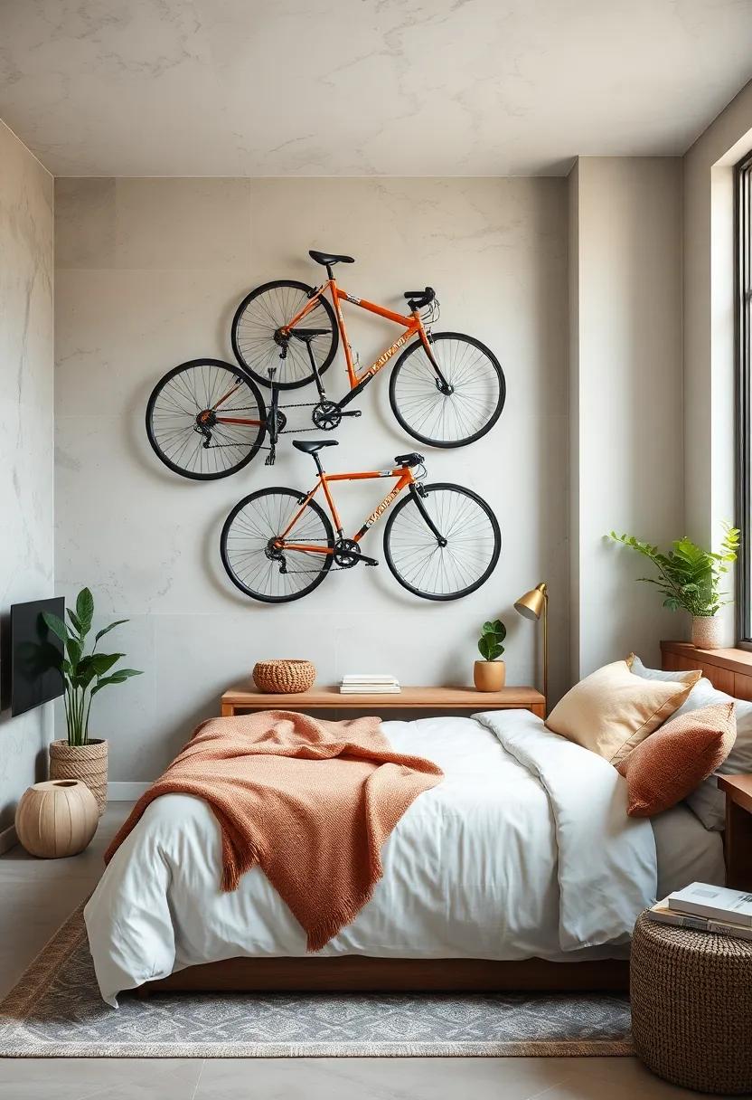 Use ⁤wall-mounted bike racks in apartments where space is limited and vertical storage⁤ is necessary