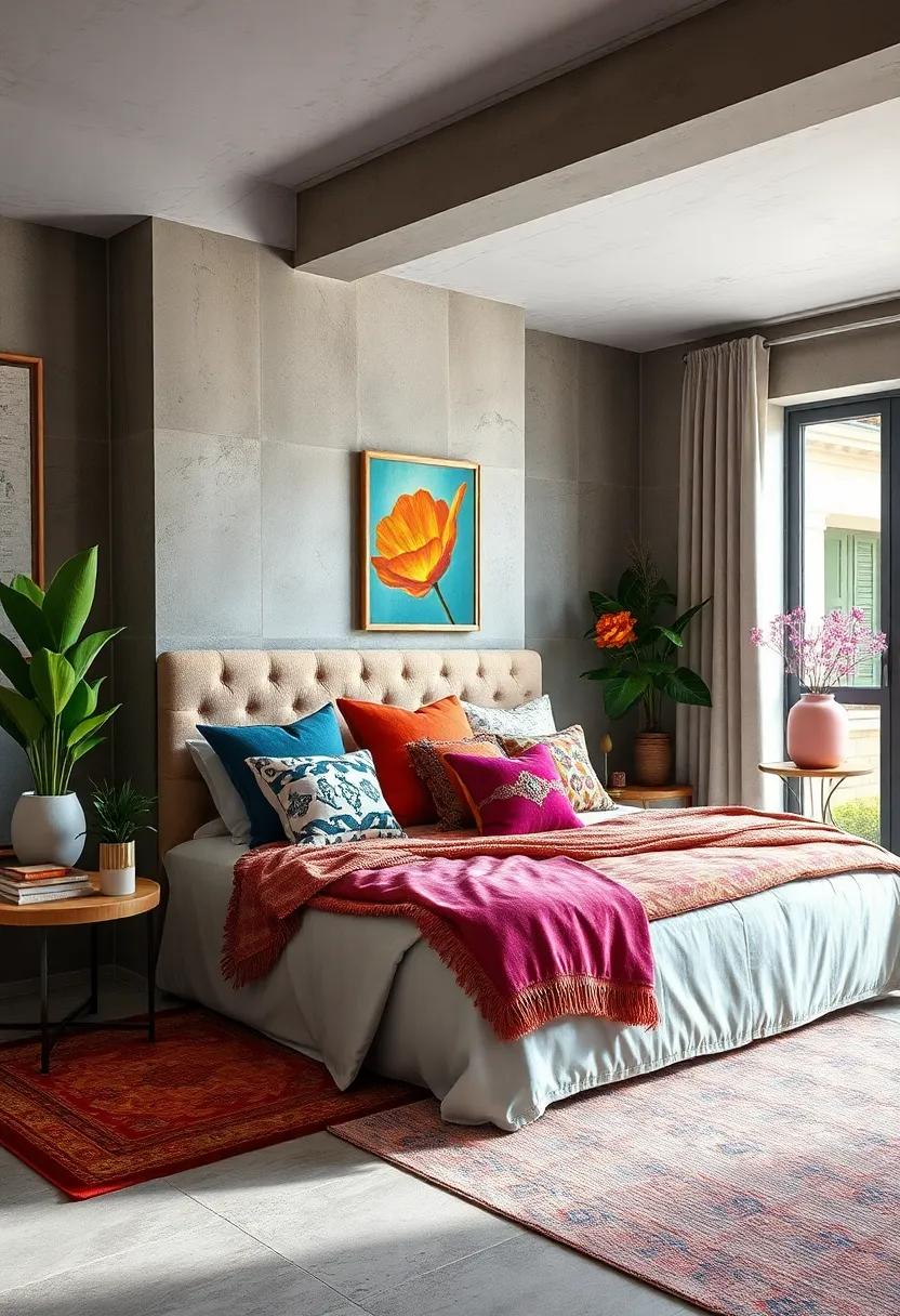 Add ‍mismatched throw pillows in various fabrics and‍ prints for a playful touch