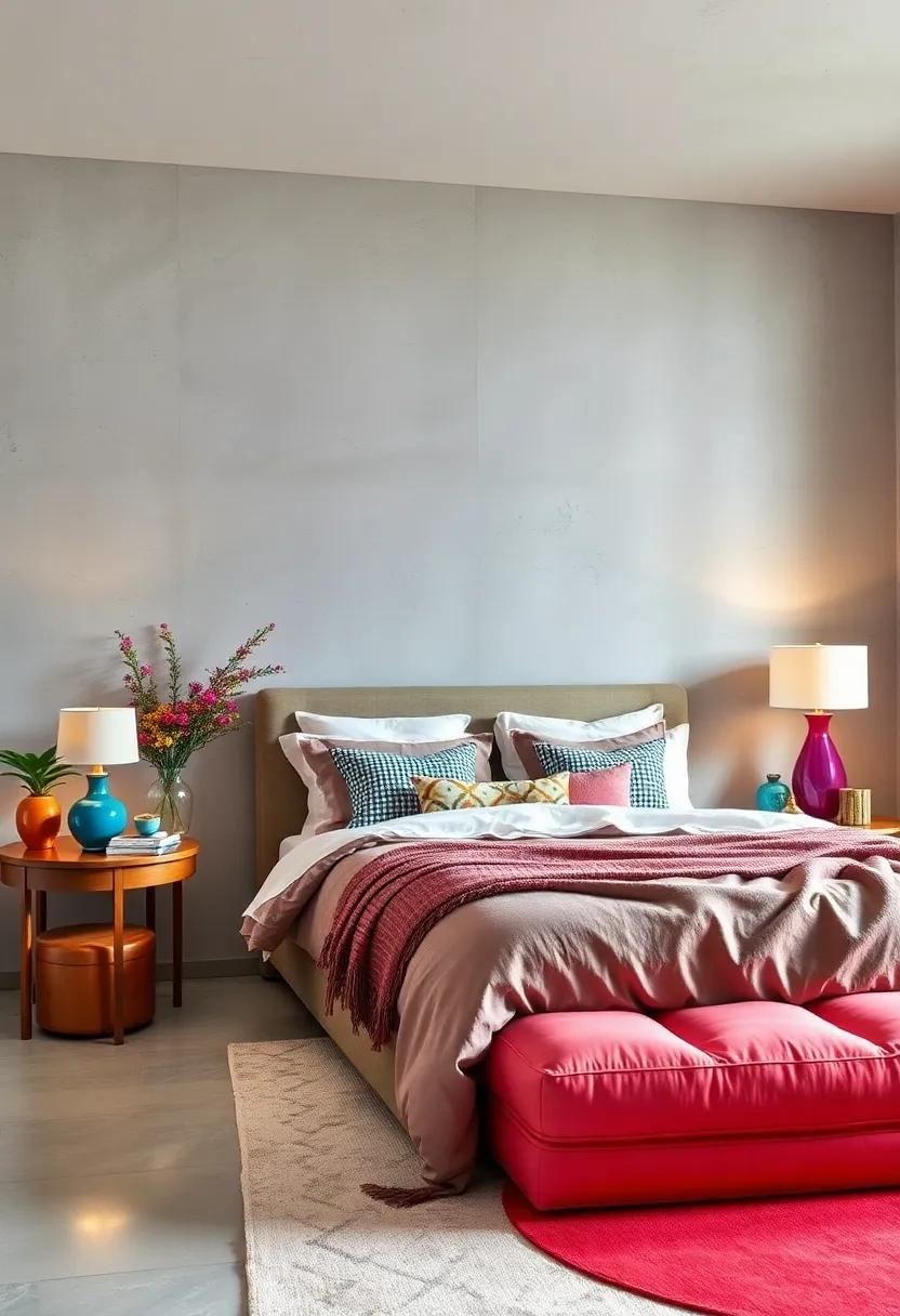 Mix‌ and match bedside‍ lamps in different shapes and colors to avoid ⁢uniformity