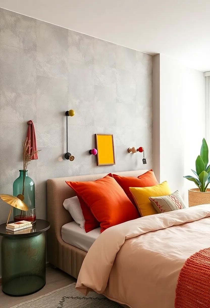 Use colorful wall hooks ⁤or knobs to subtly elevate the room’s functionality and style