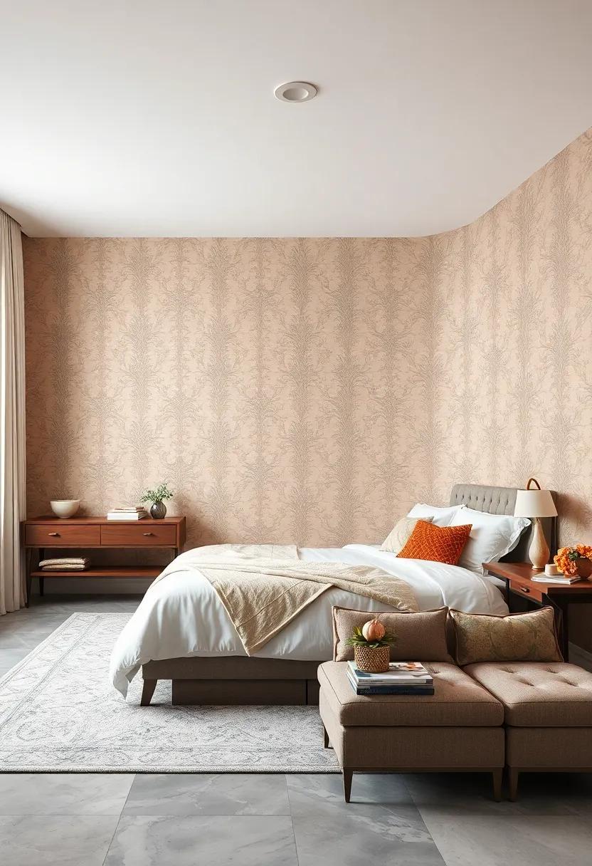 Damask ⁤Elegance: Add a ​touch of⁤ regal sophistication ‍with intricate damask patterns in ⁤rich, muted ‌hues