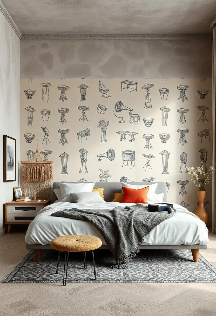 hand-Drawn Sketches: Opt for wallpaper featuring delicate pen ‍illustrations that ​feel artisanal and ⁢timeless