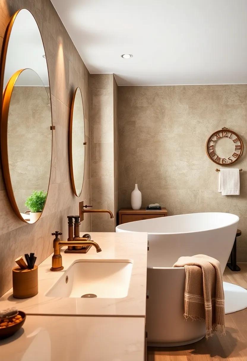 Brass ‍or Copper Faucets with Cross Handle Designs