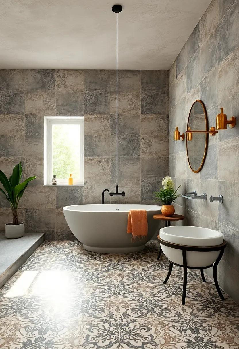 Ceramic Floor ‍Tiles with ‍Intricate Mediterranean‌ patterns