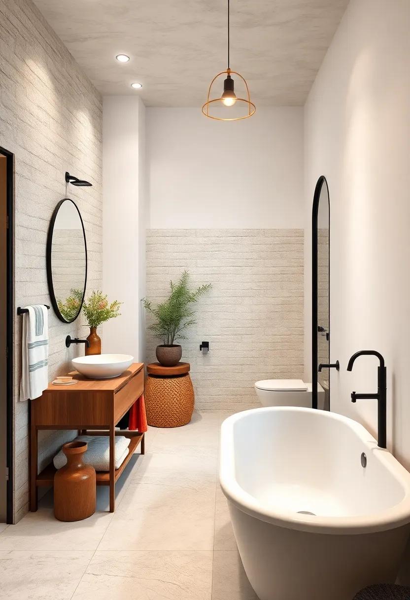 Distinctive Black ‍Iron Fixtures Against White ​Backgrounds