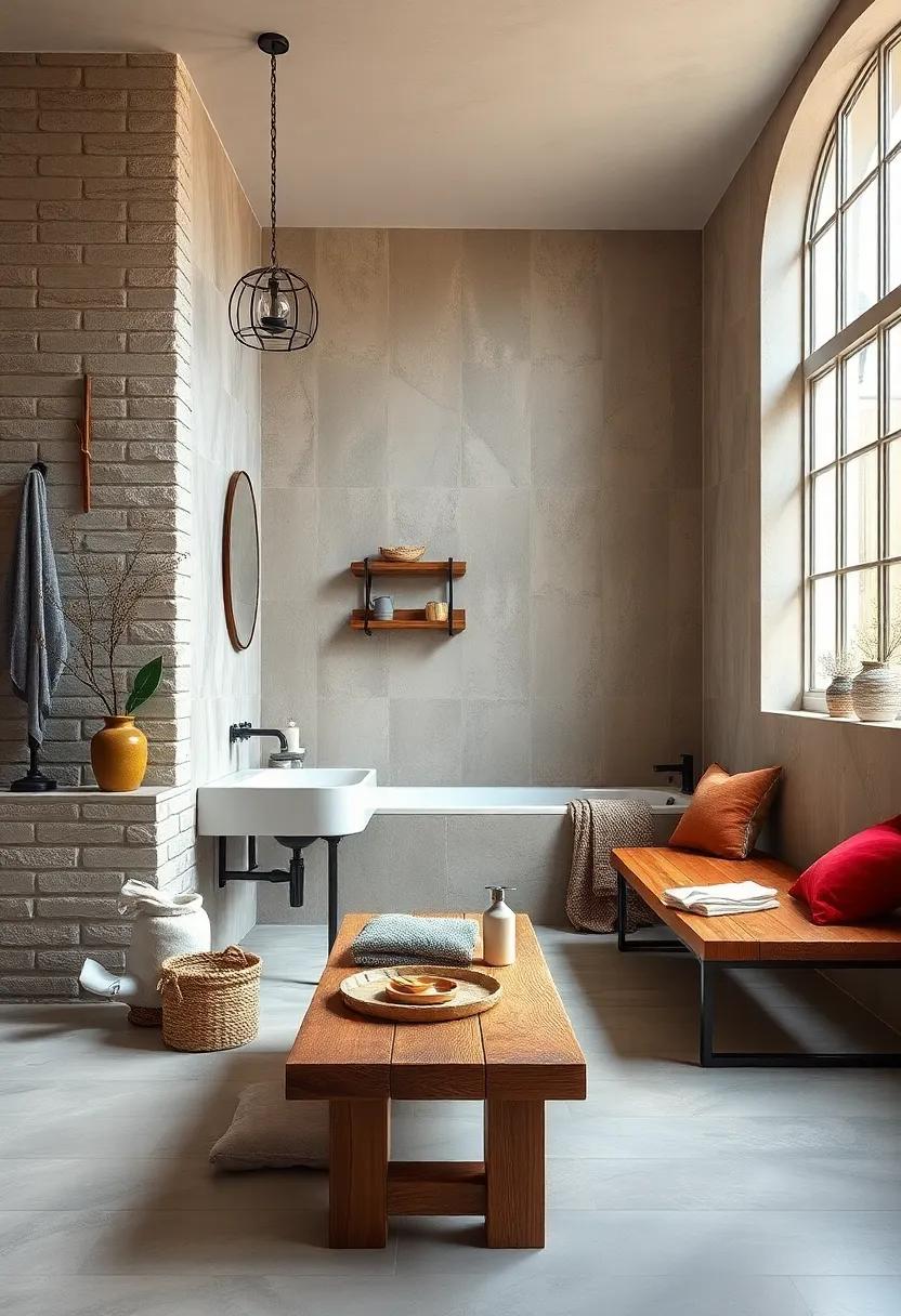 Reclaimed Wood Benches for Practical⁣ and Rustic Charm