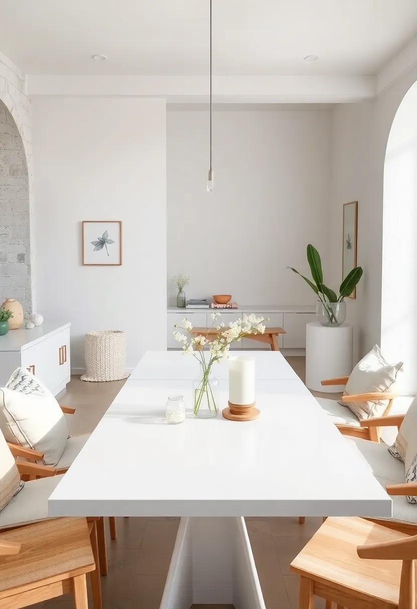 Integrate Scandinavian Style ‌by Pairing ⁤Simple White⁣ Tables ​with Light Wood Seating