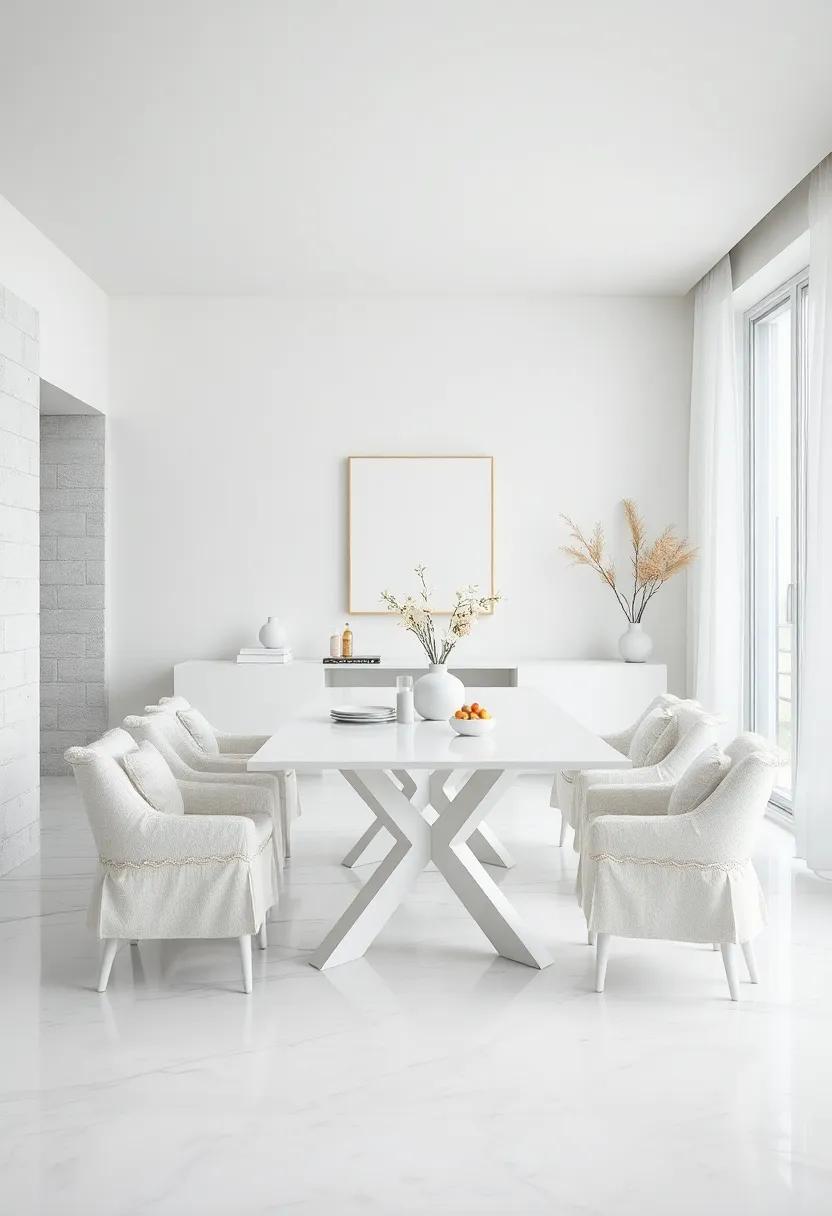 Use Monochrome Décor with ⁤Various Shades of White⁢ and Gray ‍to Create ⁤Depth