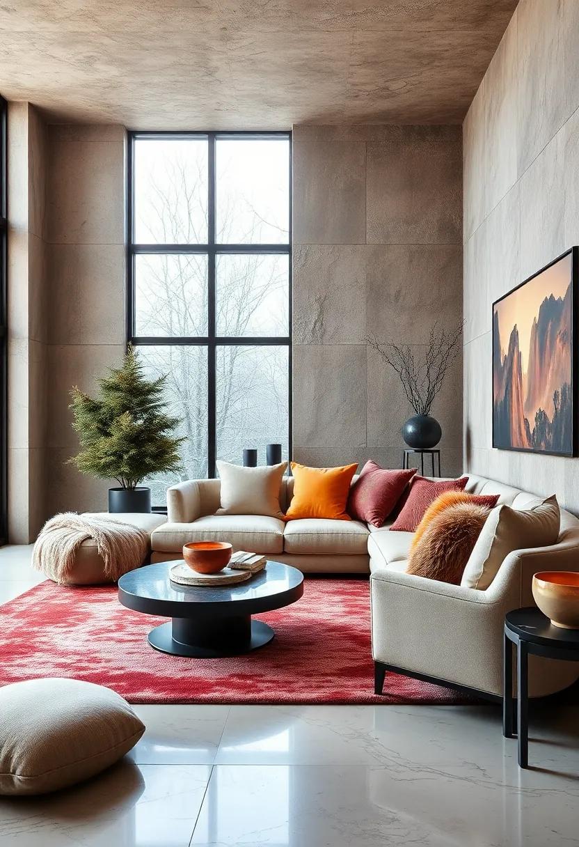 Layer Plush Textiles Like ‍Faux Fur Throws and ‌Velvet ​Cushions