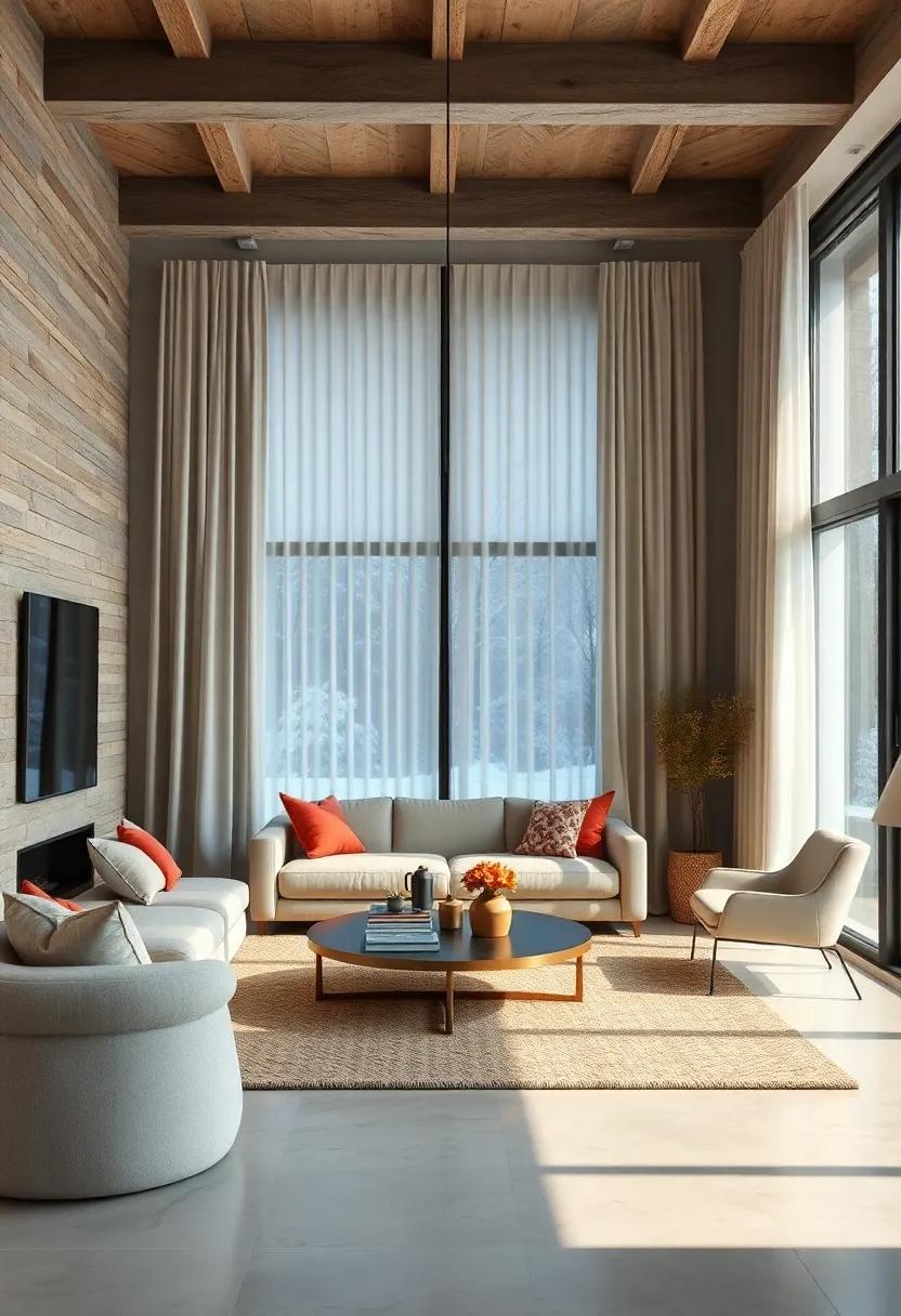 Layer Window Treatments with Sheer and‌ Heavy⁣ Drapes
