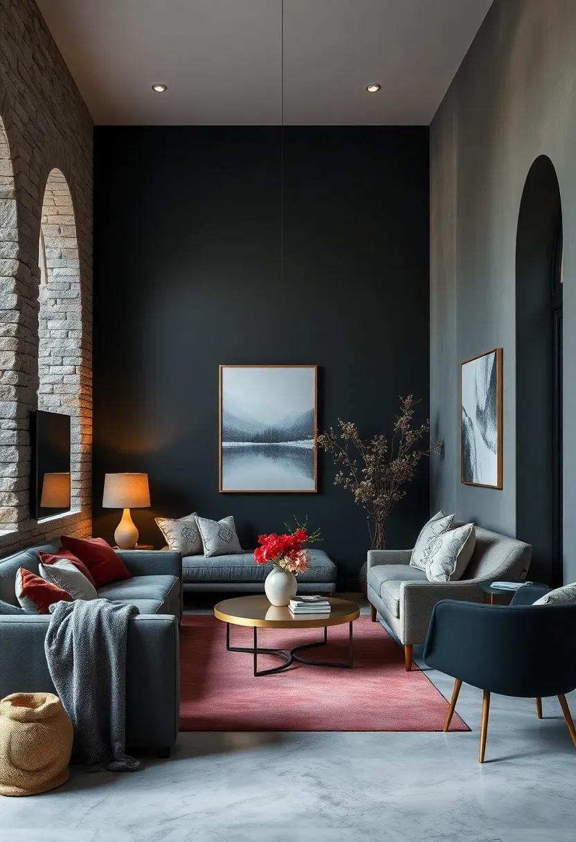 Use Dark, Moody ‍Wall Colors to Create ‌an Intimate Space