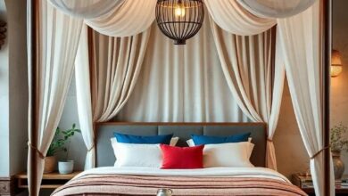 23 Stunning Moroccan-Inspired Canopy Beds with Drapes to Transform Your Bedroom