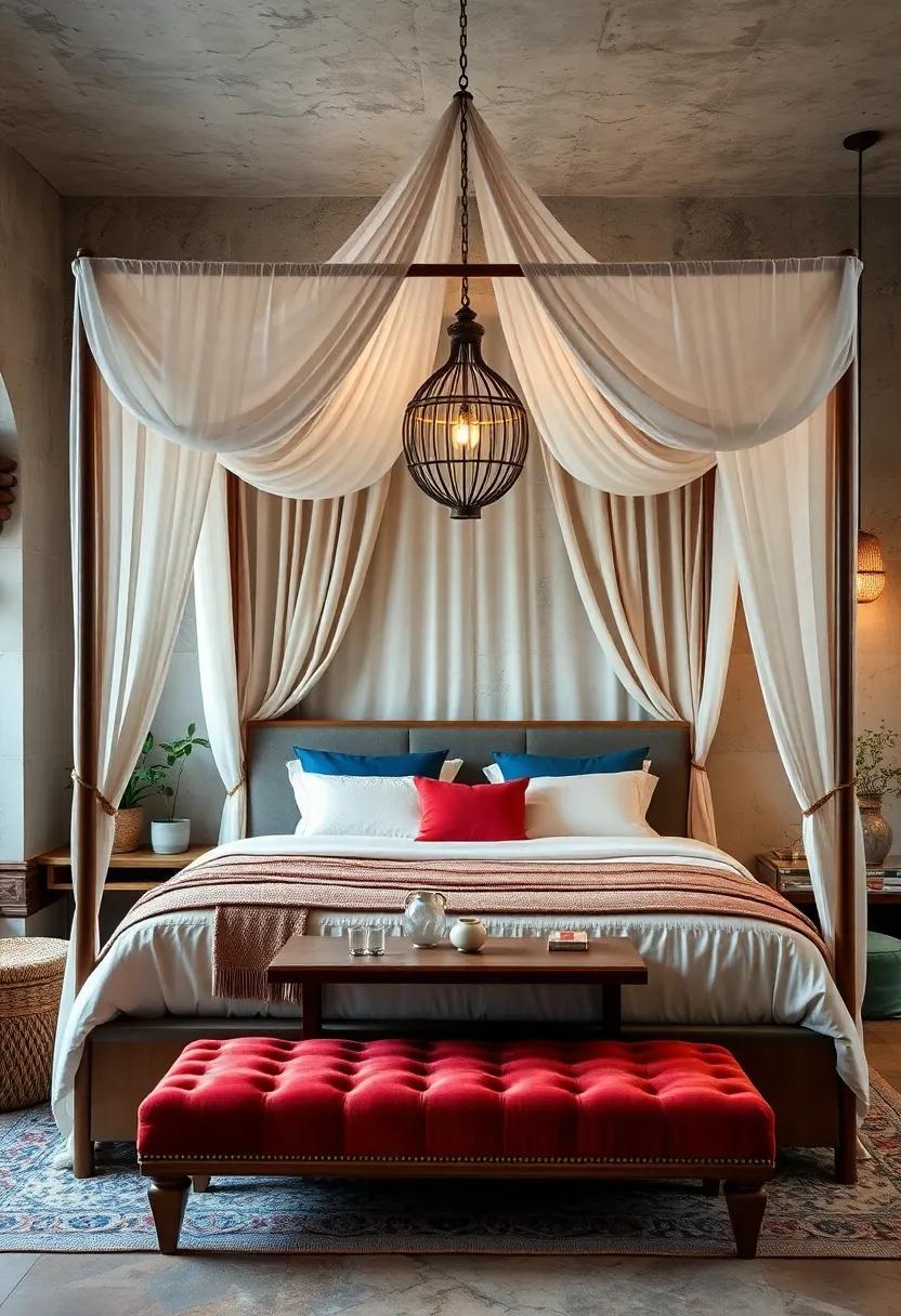 23 Stunning Moroccan-Inspired Canopy Beds with Drapes to Transform Your Bedroom