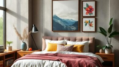 23 Inspiring Bedroom Decor Ideas to Transform Your Space with a Wall of Art