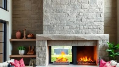 23 Rustic-Inspired Stone Fireplaces That Bring Timeless Charm to Any Home