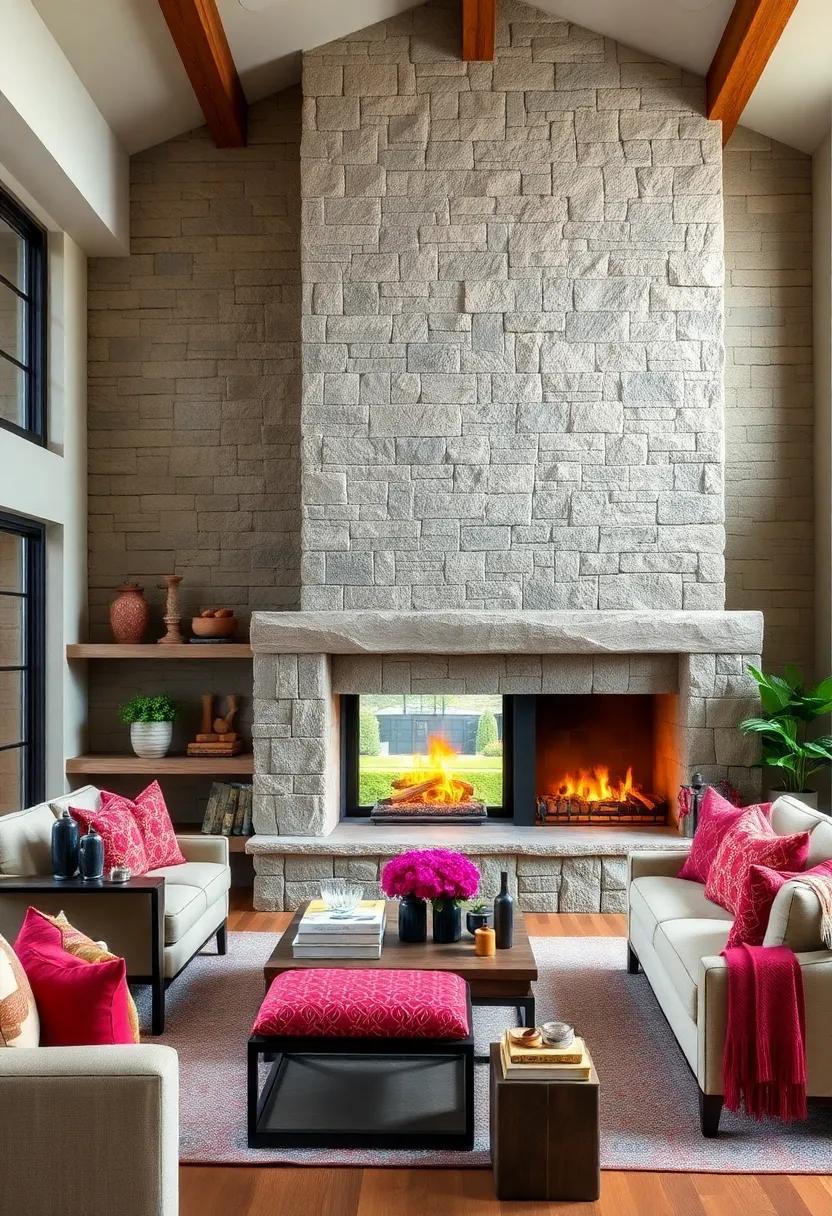 23 Rustic-Inspired Stone Fireplaces That Bring Timeless Charm to Any Home