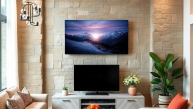 23 Rustic TV Wall Ideas to Transform Your Living Room with Cozy Charm