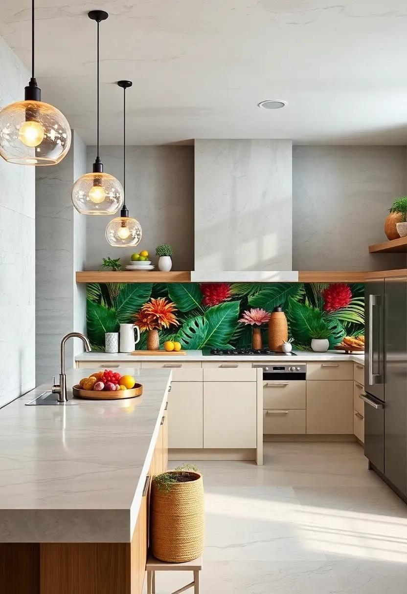 23 Stunning Tropical Kitchens with Vibrant Backsplashes to Inspire Your Space