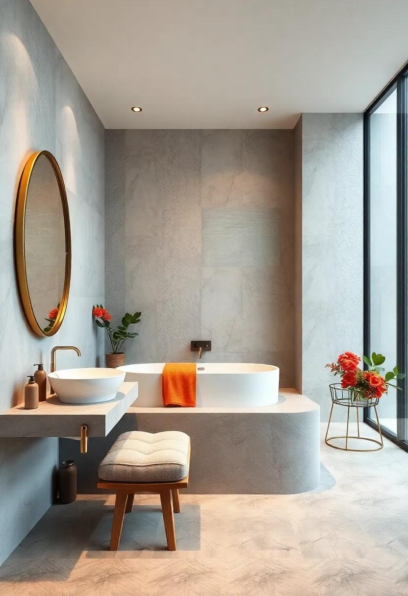 Add a small seating area, such⁣ as‌ a cushioned​ bench or stool, for comfort and style