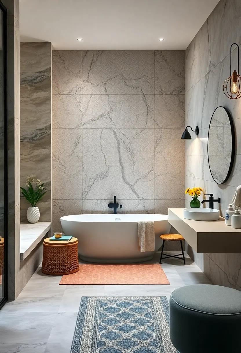 Incorporate geometric patterns in rugs ‌or‍ linens to add a modern touch without overwhelming the design