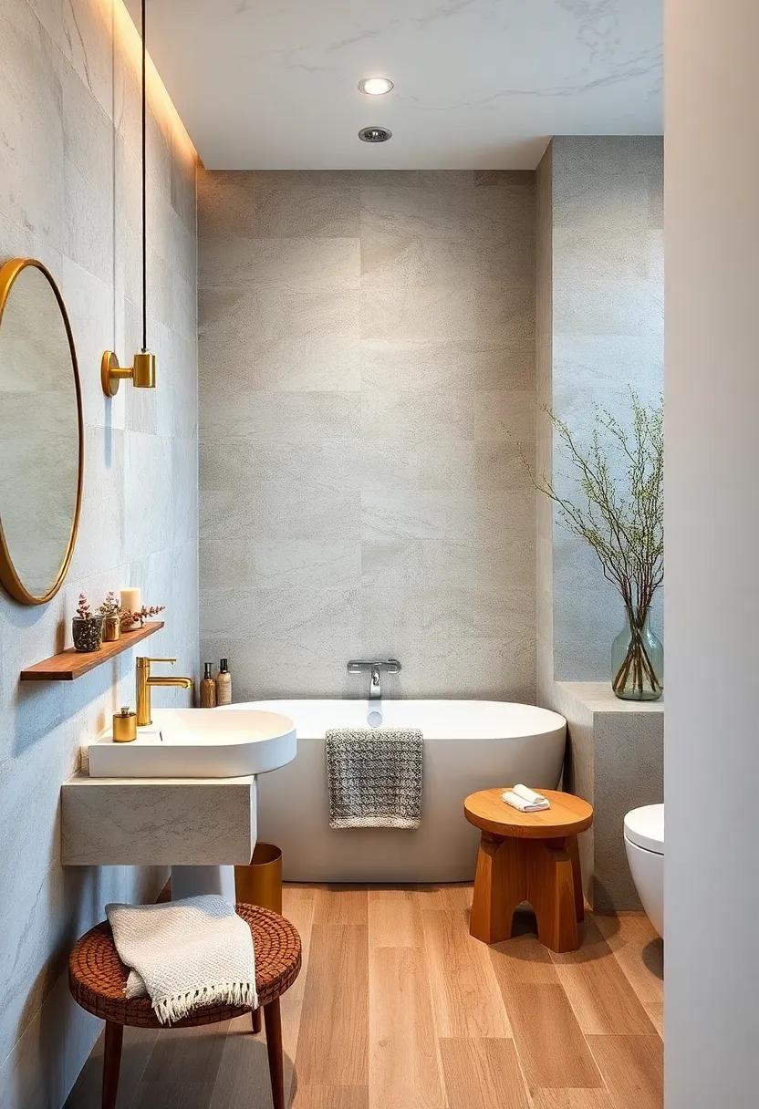 Mix‌ metallic⁤ accents with natural wood tones to balance⁤ industrial and organic styles