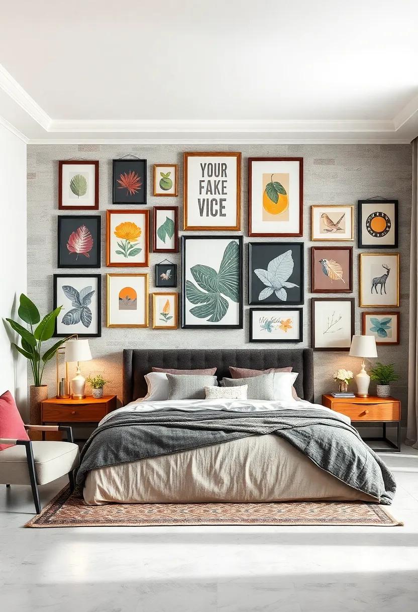 Create a Gallery Wall with Mixed ⁢Frames for an Eclectic Vibe