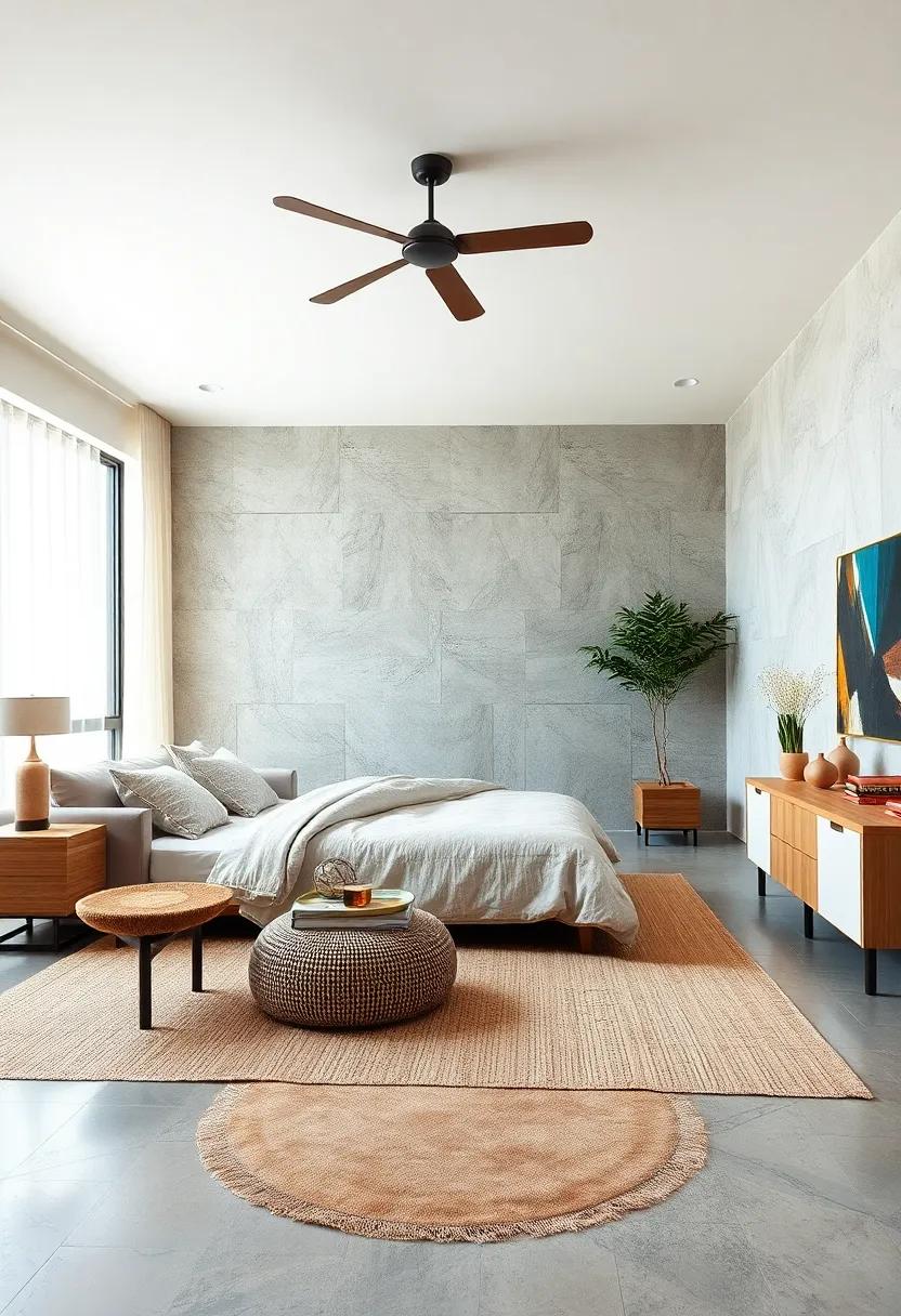 Natural Fiber Rugs to ⁤Ground the Space