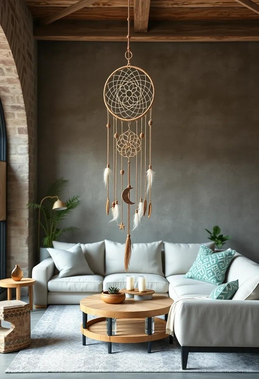 Celestial Charm Dreamcatcher – Star and moon charms⁣ dangle delicately, bringing cosmic⁢ energy into your personal space