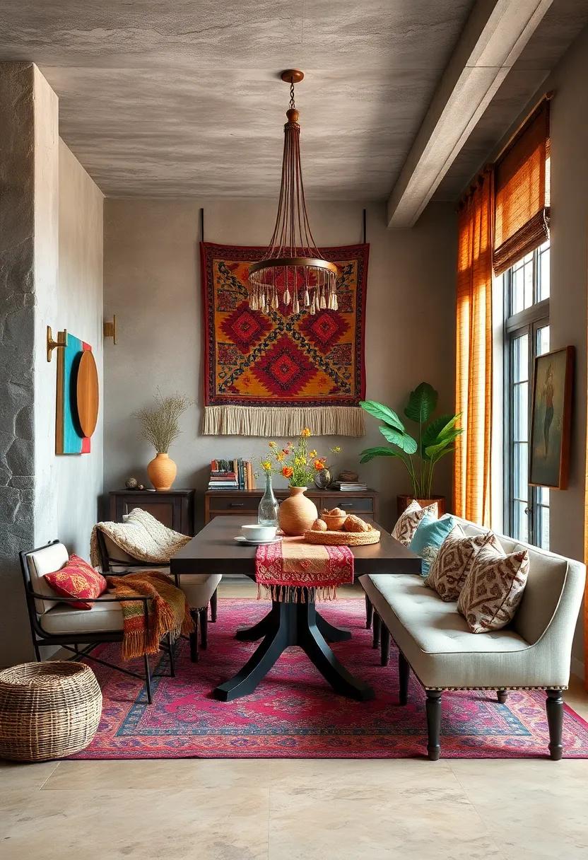 Incorporate ethnic-inspired textiles from⁤ global travels ⁣to‌ celebrate boho diversity