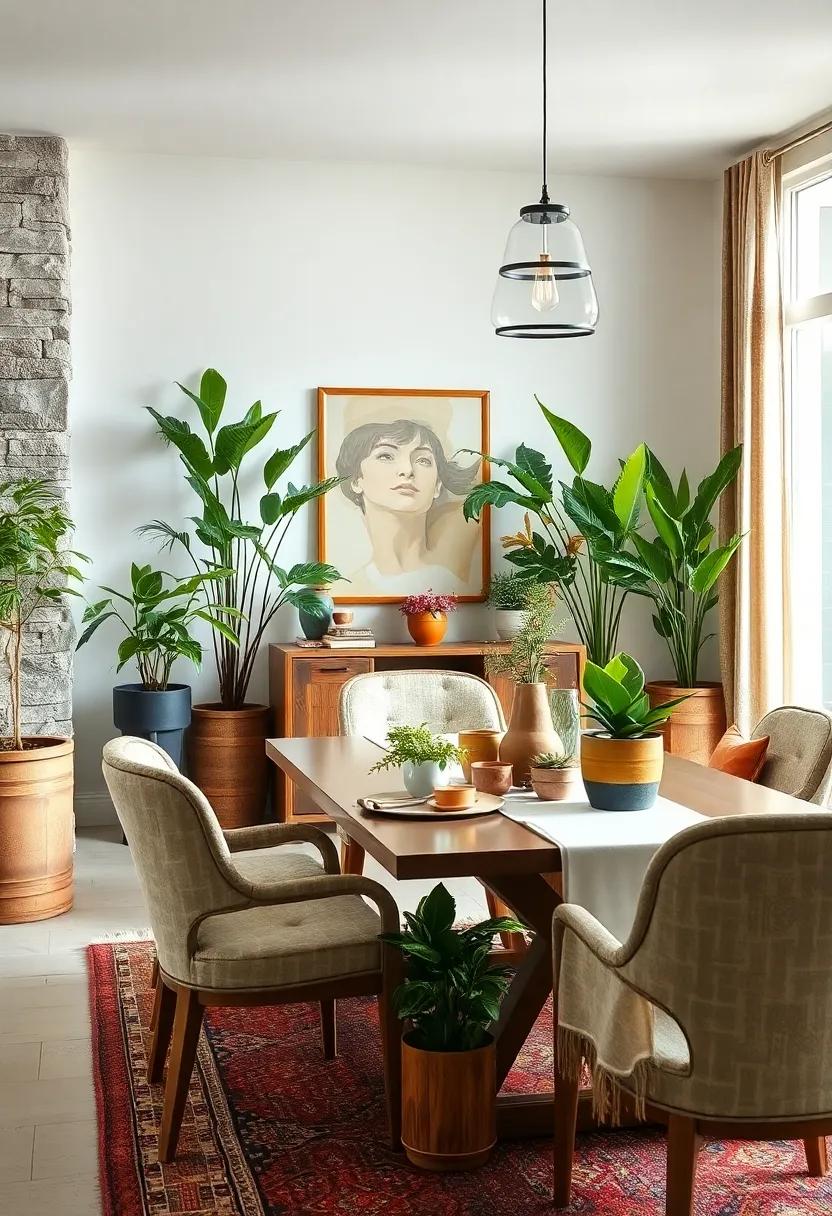 Incorporate lush indoor plants in​ decorative pots ⁢to infuse greenery and ‍life into the room