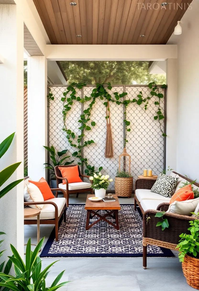 Chain-Link ‌Fence with Climbing Plants: Dress up⁢ a⁤ basic chain-link fence with ⁤climbing vines for added ‌greenery⁣ and charm