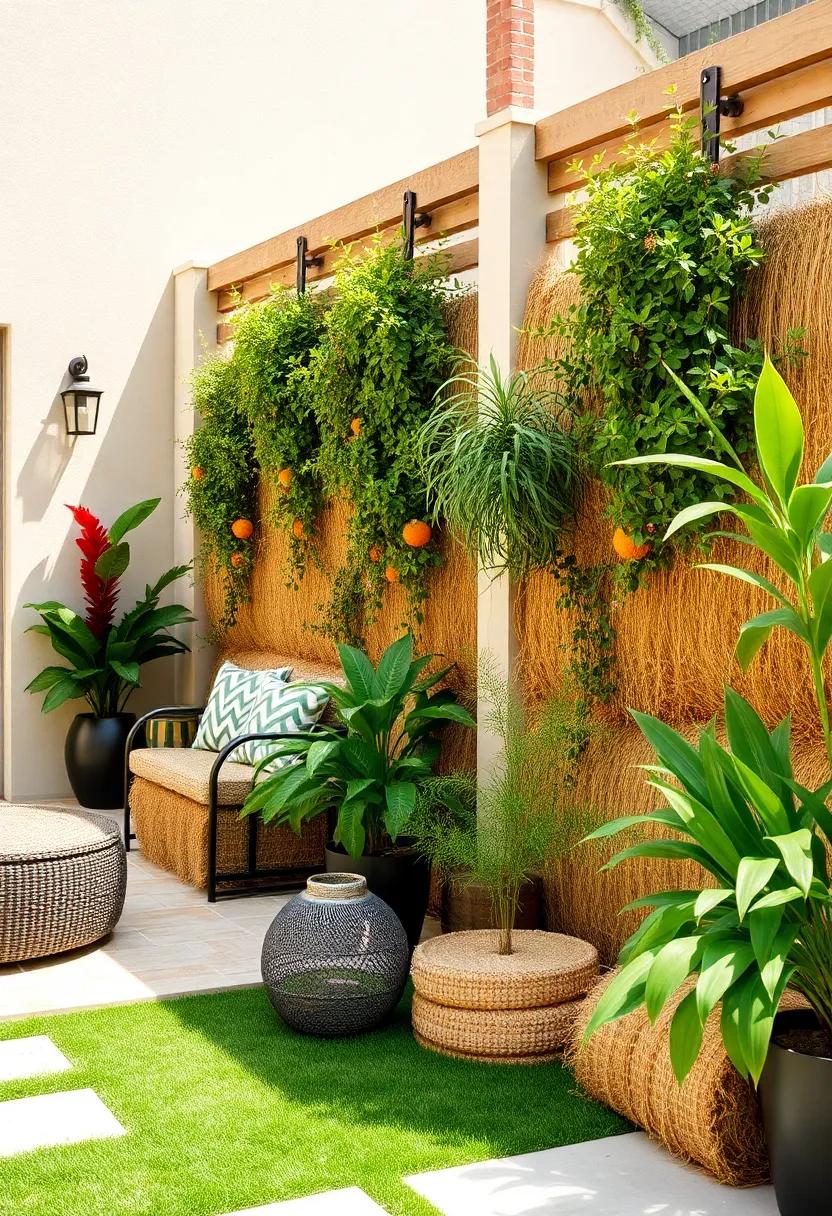 Hay‍ Bale ⁢Barrier: Use hay bales seasonally to create ⁢a temporary, rustic‍ fence⁣ that’s perfect during ‍the ‍fall