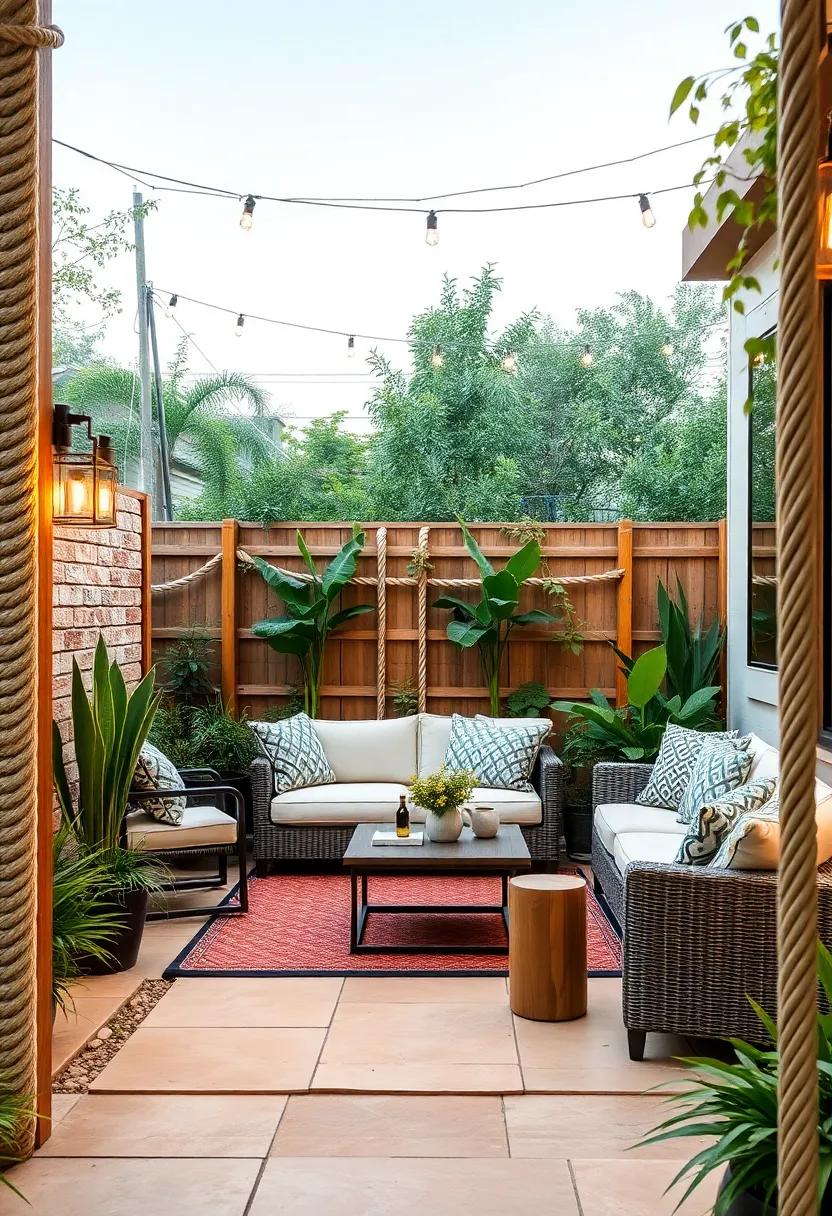 Rope and Post Fence: String thick rope between wooden ⁤posts to‍ outline your garden ‍space with a ⁤nautical flair