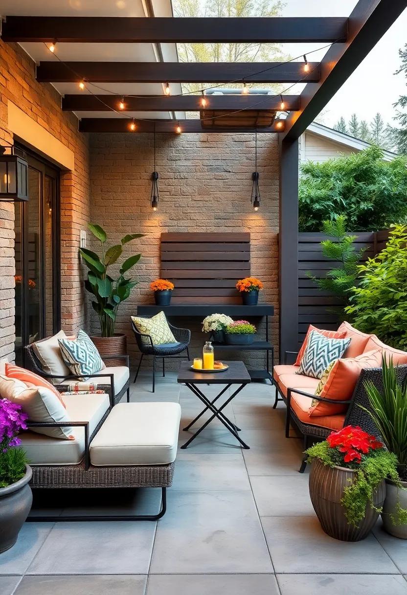 Set up a Portable Bistro Set for Flexible Dining