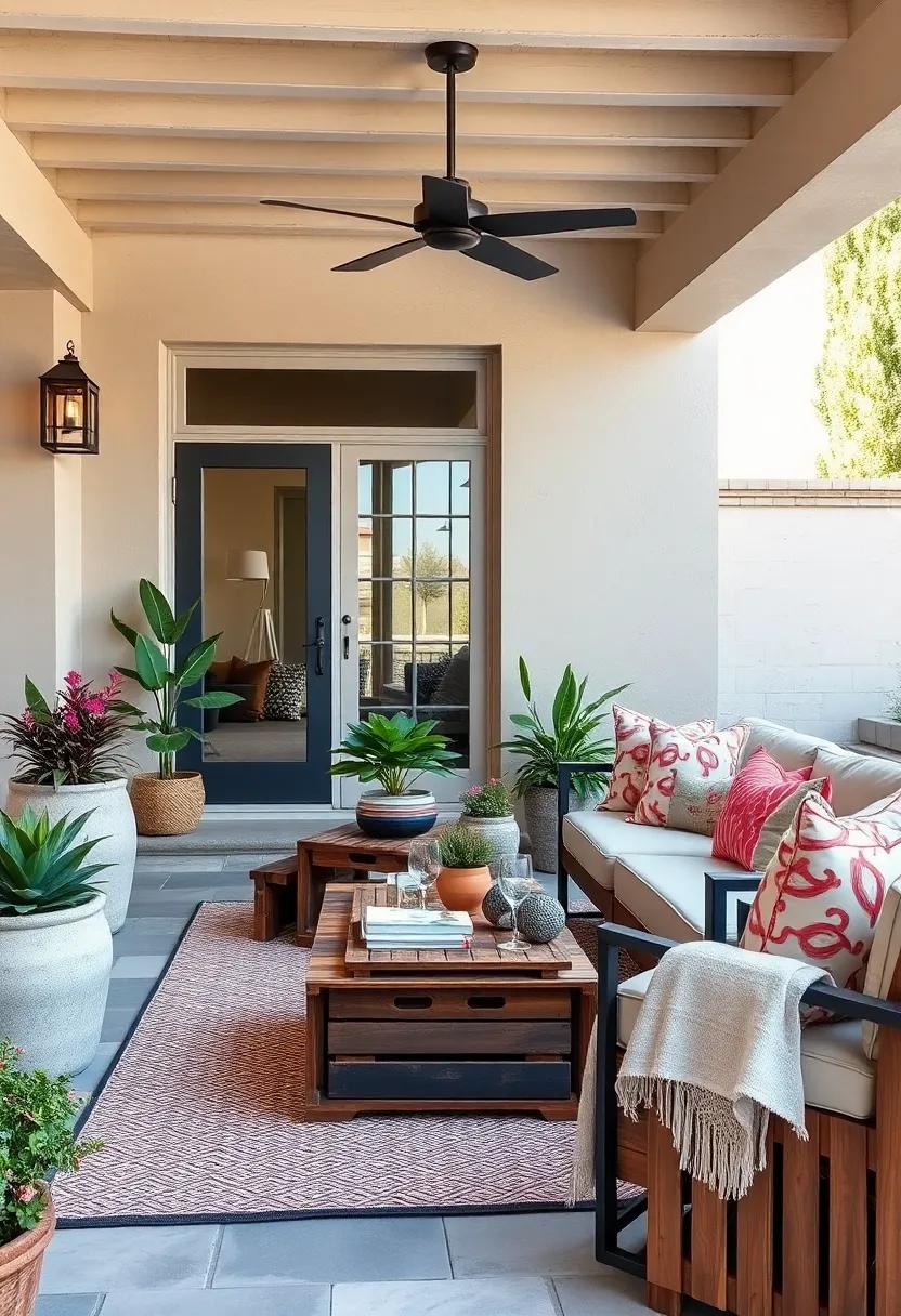 use Vintage Crates as Functional Storage and Side Tables