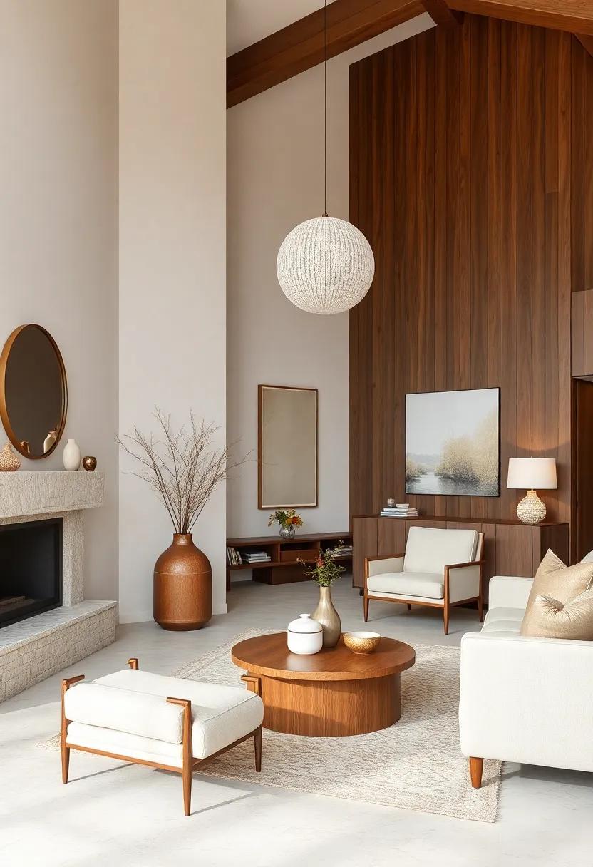 Cream and Walnut Accents: Keep things ⁤classic with ​creamy walls accented by deep walnut furnishings for cozy simplicity