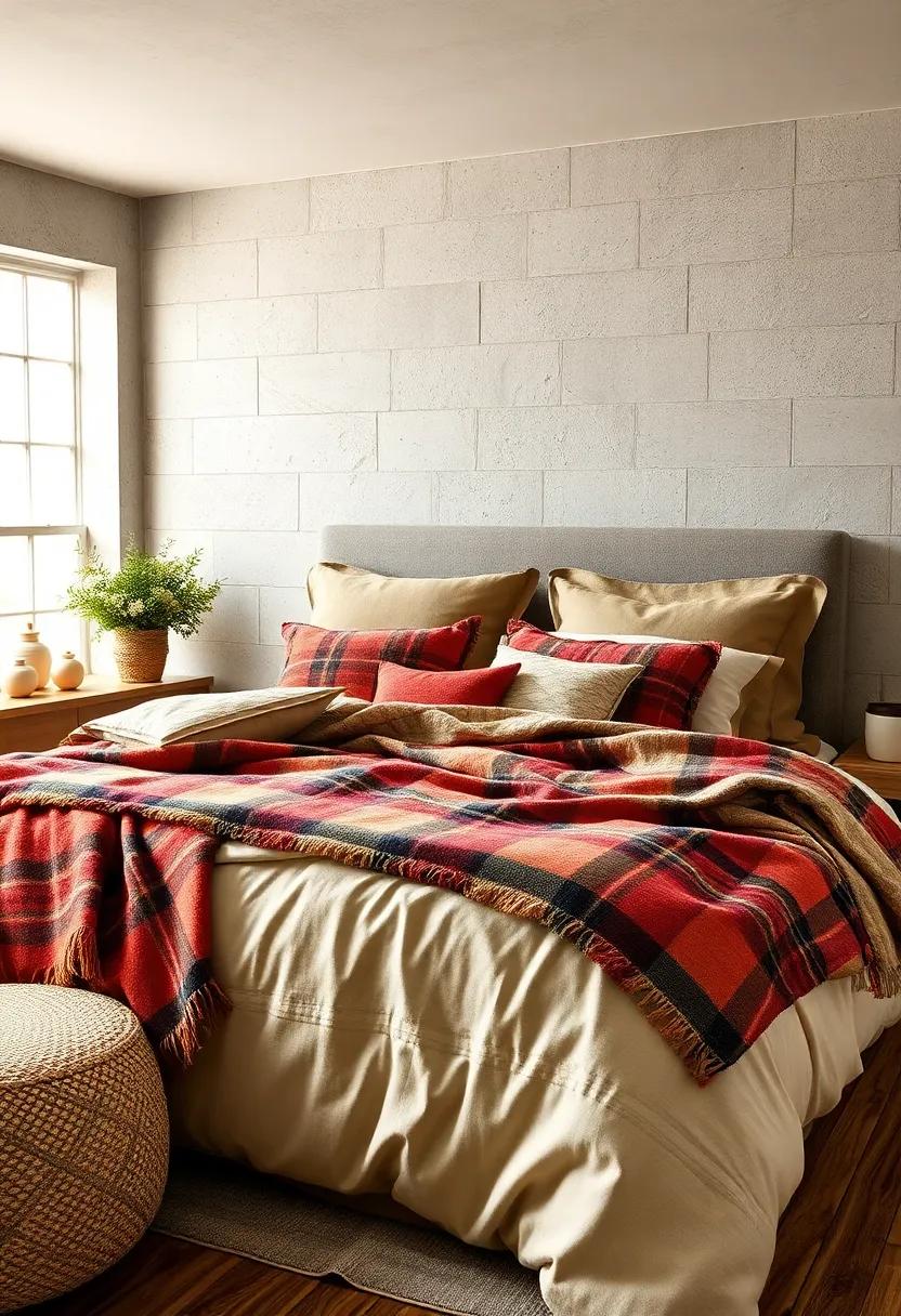 Incorporate plaid duvet covers inspired by classic fall patterns‍ to bring a ‍rustic charm to your bedroom