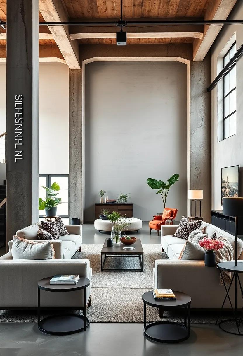 This loft’s exposed​ steel columns and soft linen ‌furnishings‌ exemplify how to seamlessly blend urban industrial edge with⁣ homey comfort