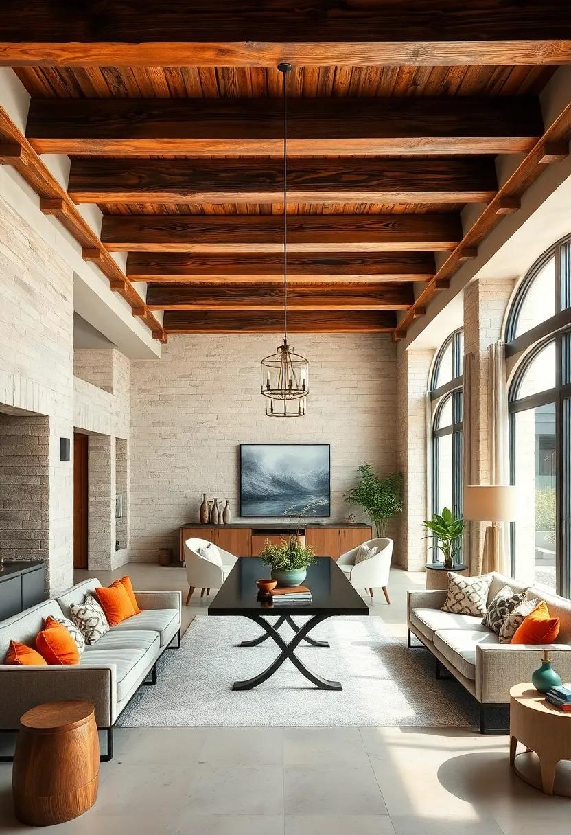 Exposed wooden ‍Beams for a Rustic Charm