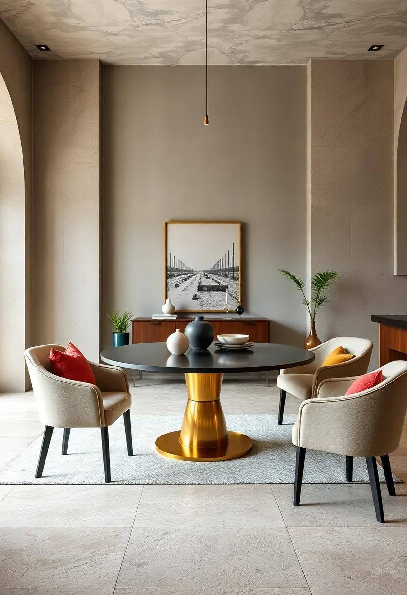 use a Pedestal Round ‍Table ‍to Add Sophistication and Increase Legroom Comfort