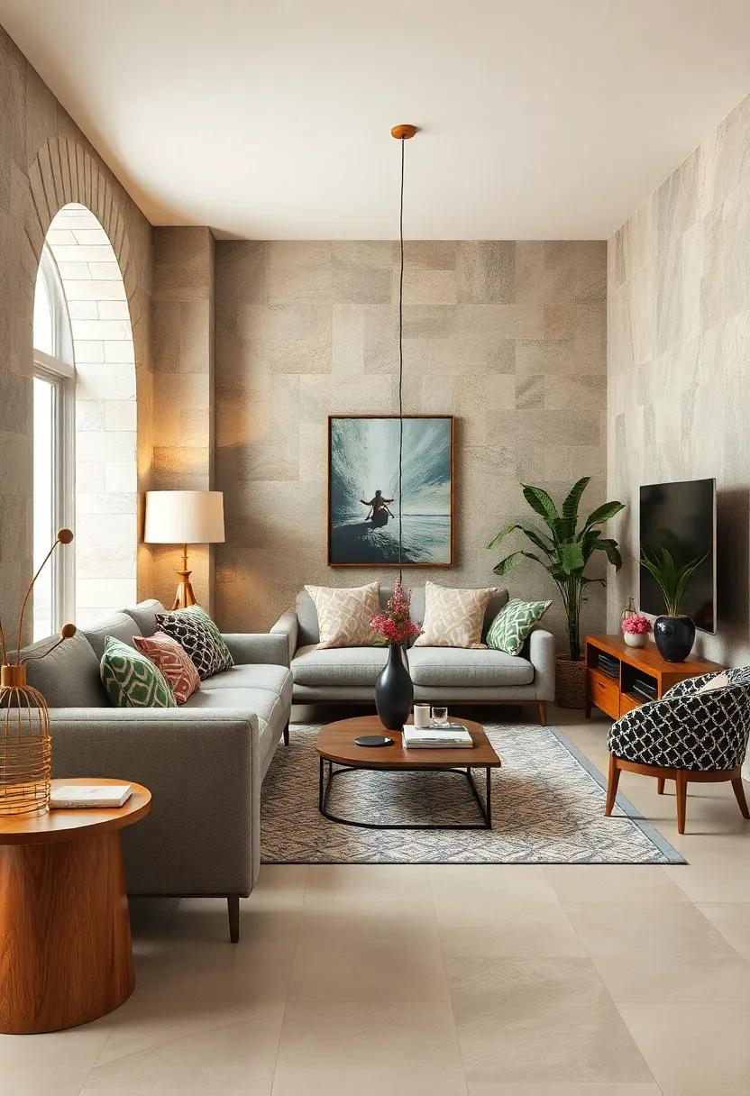 Combine patterns of varying scales to create depth and visual interest