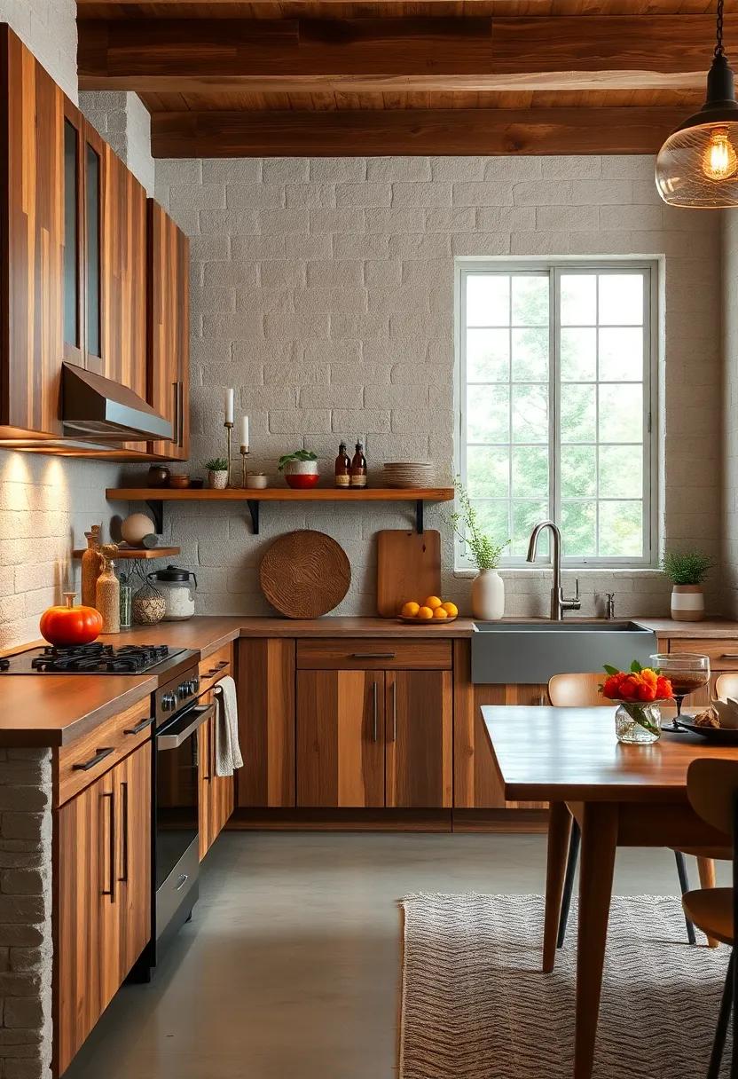 install under-cabinet ⁣lighting to accentuate the textures​ of reclaimed‌ wood surfaces