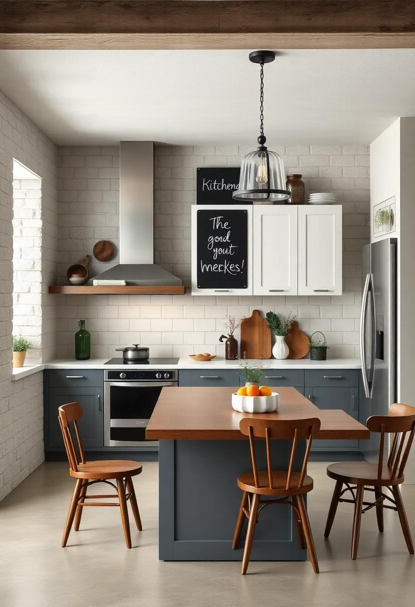 Add ‌chalkboard‍ paint on a kitchen⁢ wall or cabinet for ‌a playful, functional‌ farmhouse touch