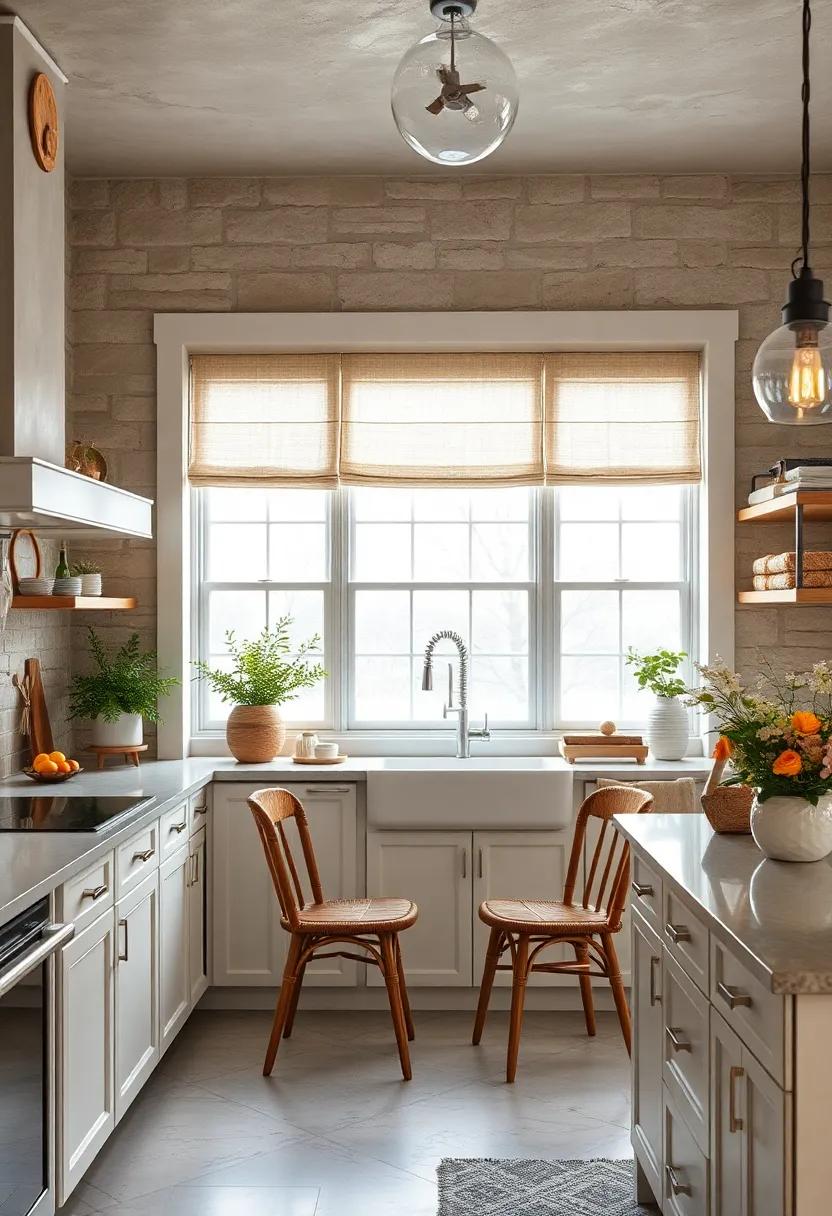 Choose simple,⁤ farmhouse-style curtains or Roman shades in natural fabrics like linen or cotton