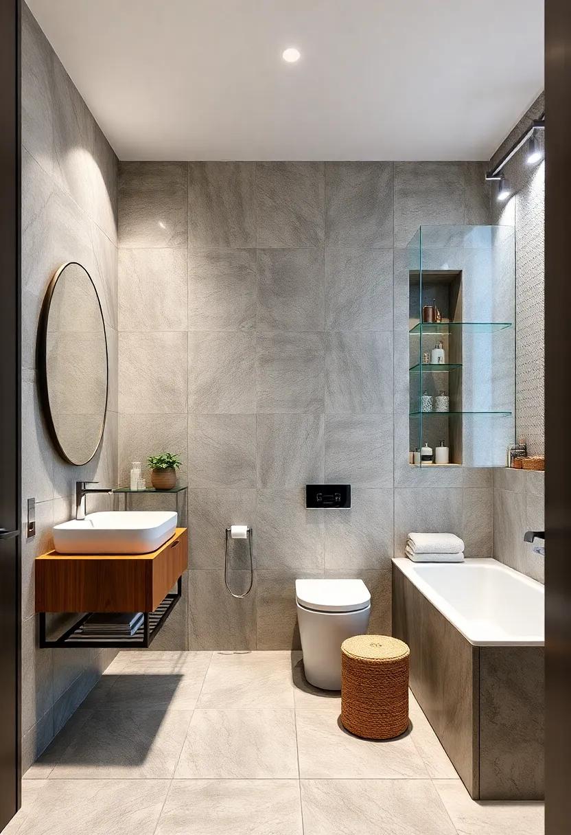 Smart Storage Solutions:‍ Design custom niches and recesses that keep toiletries ⁣out of sight while maintaining accessibility