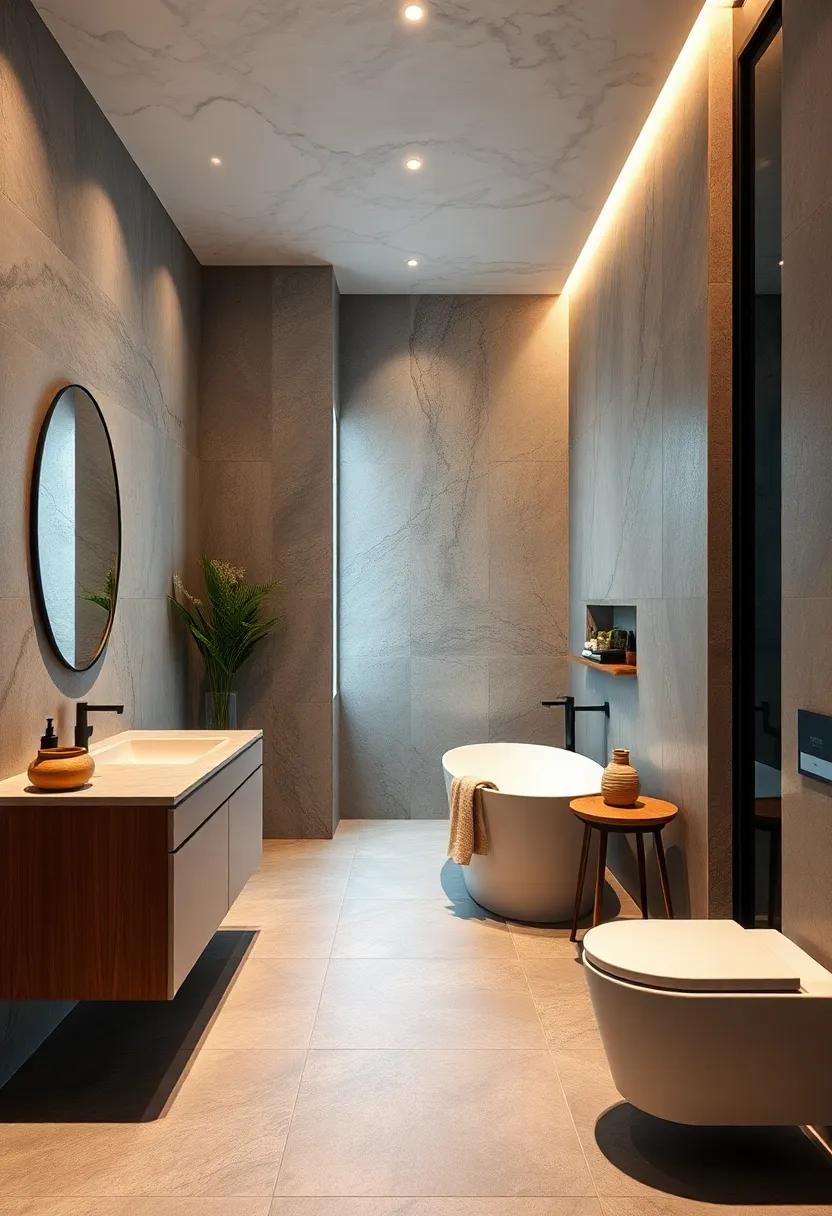 Freestanding ​Tub Focus: Let a‌ sleek freestanding tub⁤ serve⁢ as the centerpiece of your⁣ ensuite, combining luxury with modern ‍design