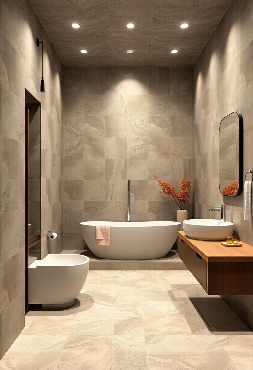 Wood and Metal⁣ Fusion: Mix warm wood tones with cool metal accents to balance modern aesthetics with natural warmth